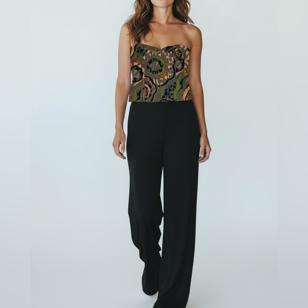 Massimo Favola made in Italy sleeveless crop top size 8